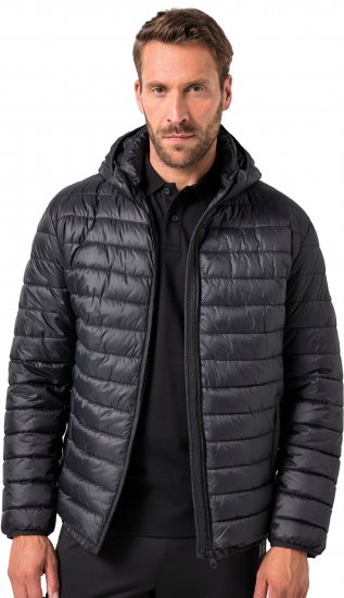 Jay-Pi Jacket Lightly Quilted Warm Black - Якета - мъжки якета големи размери