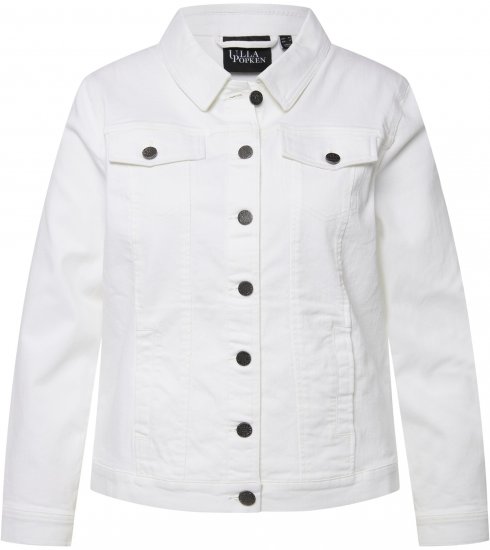 Ulla Popken Denim Jacket White - Якета - 