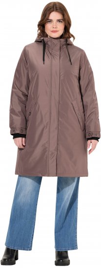 Ulla Popken HYPRAR Triple Function Weatherproof Jacket Taupe - Якета - 