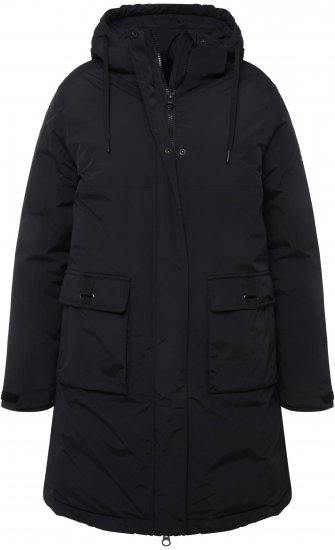 Ulla Popken HYPRAR Triple Function Fully Lined Waterproof Coat Black - Якета - 