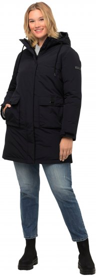 Ulla Popken HYPRAR Triple Function Fully Lined Waterproof Coat Black - Якета - 