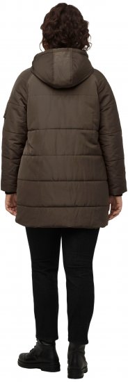 Ulla Popken HYPRAR Water Repellent Fully Lined Jacket Mocha - Якета - 