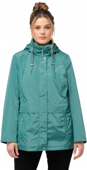 Ulla Popken HYPRAR Water-Repellent Windbreaker Soft Turquoise - Якета - 