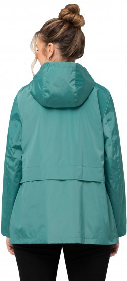 Ulla Popken HYPRAR Water-Repellent Windbreaker Soft Turquoise - Якета - 