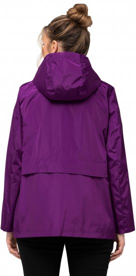 Ulla Popken HYPRAR Water-Repellent Windbreaker Dark Purple - Якета - 