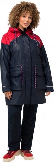 Ulla Popken HYPRAR Colorblock Triple Function Frisian Jacket Navy - Якета - 