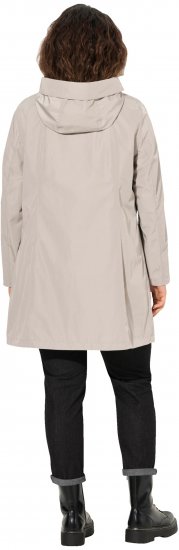 Ulla Popken HYPRAR Waterproof Jacket Medium Grey - Якета - 