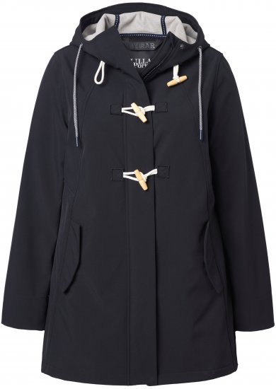 Ulla Popken HYPRAR Water-Repellent Softshell Jacket Black - Якета - 