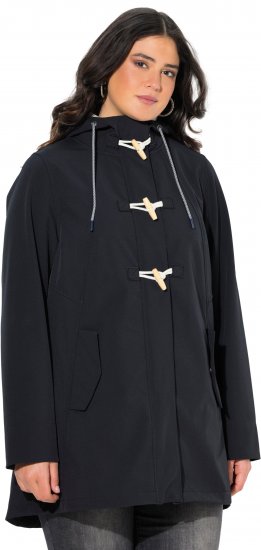 Ulla Popken HYPRAR Water-Repellent Softshell Jacket Black - Якета - 