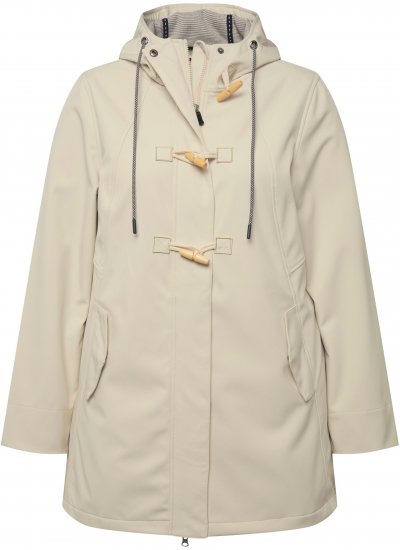 Ulla Popken HYPRAR Water-Repellent Softshell Jacket Vanilla - Якета - 