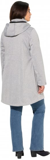 Ulla Popken HYPRAR Melange Softshell Jacket Grey Melange - Якета - 
