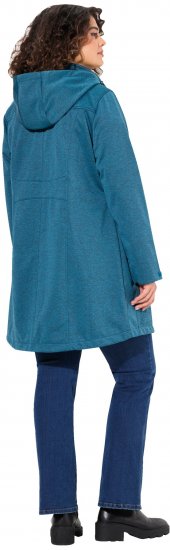 Ulla Popken HYPRAR Melange Softshell Jacket Grey Blue - Якета - 