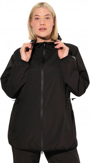 Ulla Popken Lightweight Rain Jacket Black - Якета - 