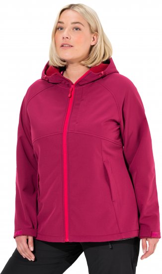 Ulla Popken Softshell Contrast Color Jacket Magenta - Якета - 