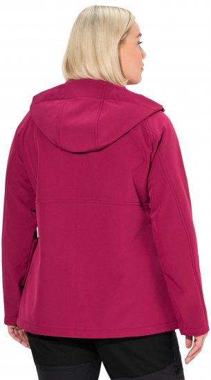 Ulla Popken Softshell Contrast Color Jacket Magenta - Якета - 