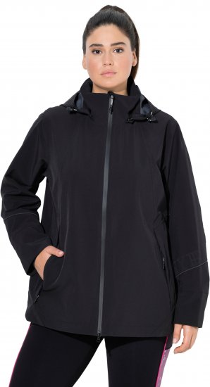 Ulla Popken Triple Function Performance Jacket Black - Якета - 
