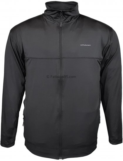 Espionage LW138 Performance Lightweight Jacket Black - Фитнес дрехи - Мъжки фитнес дрехи големи размери