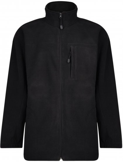 Espionage FL014 Bonded Fleece Jacket Black - Якета - мъжки якета големи размери