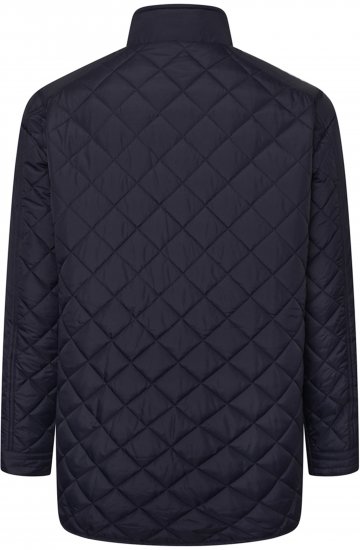 Kam Jeans KV139 Heritage Quilted Parka Jacket Navy - Якета - мъжки якета големи размери