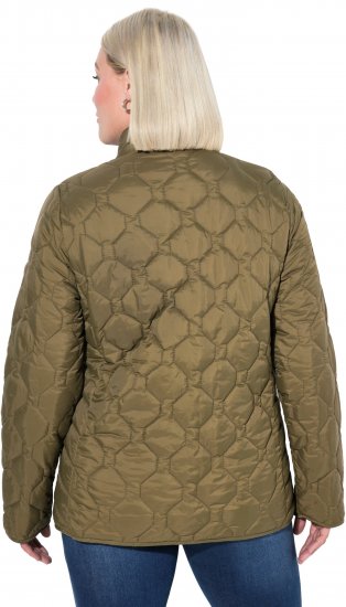 Ulla Popken HYPRAR Lightweight Quilted Water-Repellent Jacket Olive - Якета - 