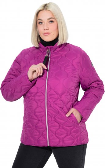 Ulla Popken HYPRAR Lightweight Quilted Water-Repellent Jacket Berry - Якета - 