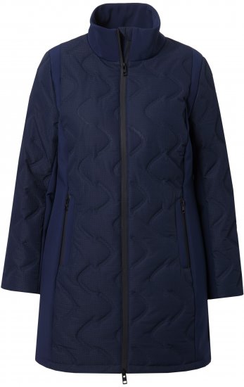 Ulla Popken HYPRAR Laser Quilted Jacket Navy - Якета - 