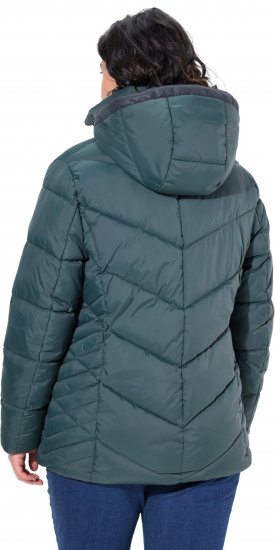 Ulla Popken HYPRAR Reflective Detail Quilted Jacket Dark Green - Якета - 