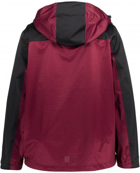 Ulla Popken HYPRAR Lightweight Triple Function Jacket Dark Berry - Якета - 