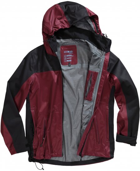 Ulla Popken HYPRAR Lightweight Triple Function Jacket Dark Berry - Якета - 