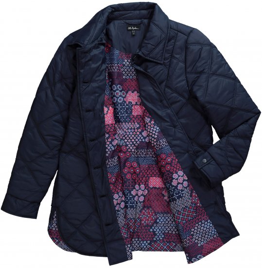 Ulla Popken Quilted Jacket Navy - Якета - 