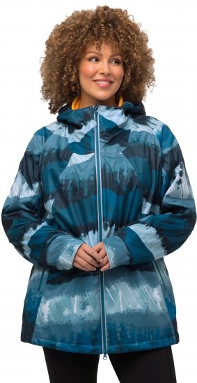 Ulla Popken HYPRAR 2-in-1 Waterproof Fitness Jacket Ink Blue - Якета - 
