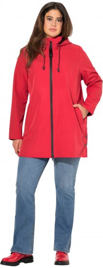 Ulla Popken HYPRAR Softshell Fleece-Lined Jacket Salsa Red - Якета - 