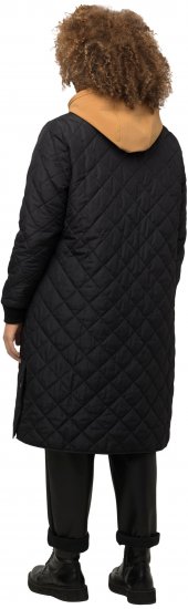Ulla Popken 2-in-1 Quilted Fleece Lined Coat Black - Якета - 