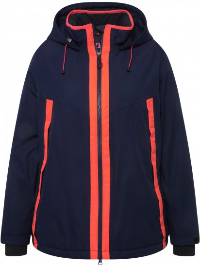 Ulla Popken HYPRAR Waterproof Triple Function Jacket Navy - Якета - 