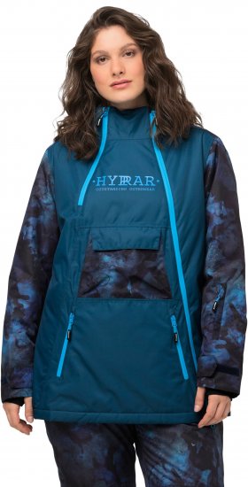 Ulla Popken Asymmetric Triple-Function Performance Ski Jacket Teal - Якета - 