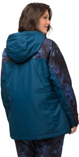 Ulla Popken Asymmetric Triple-Function Performance Ski Jacket Teal - Якета - 