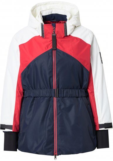 Ulla Popken Performance Peplum Ski Jacket Navy - Якета - 