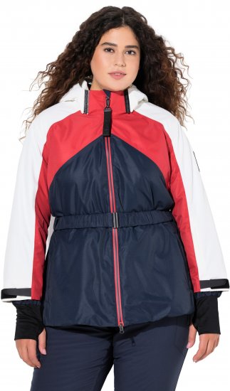 Ulla Popken Performance Peplum Ski Jacket Navy - Якета - 