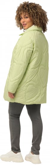 Ulla Popken HYPRAR Heart Quilted Jacket Light Sage - Якета - 