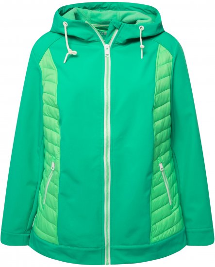Ulla Popken Hyprar Quilt Mix Jacket Green Spring - Якета - 