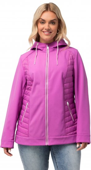 Ulla Popken Hyprar Quilt Mix Jacket Light Heather - Якета - 