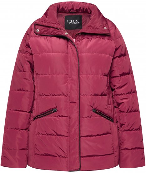 Ulla Popken Quilted Puffer Coat Carmine Red - Якета - 