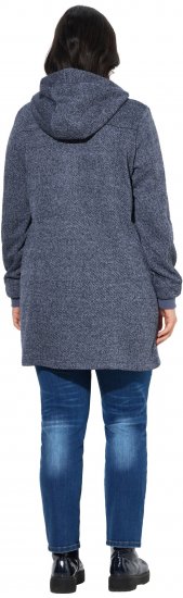 Ulla Popken Knit Fleece-Lined Jacket Navy - Якета - 