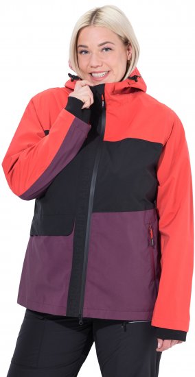 Ulla Popken HYPRAR Triple Function Jacket Dark Cherry - Якета - 