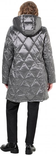 Ulla Popken HYPRAR Diamond Quilted Jacket Silver - Якета - 