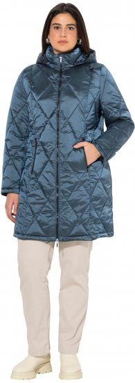 Ulla Popken HYPRAR Diamond Quilted Jacket Teal - Якета - 