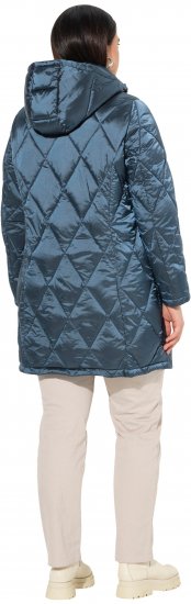 Ulla Popken HYPRAR Diamond Quilted Jacket Teal - Якета - 
