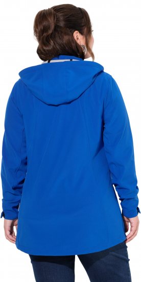 Ulla Popken HYPRAR Triple Function Longline Softshell Jacket Peacock Blue - Якета - 