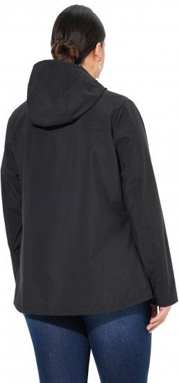 Ulla Popken HYPRAR Toggle Button Microfleece Lined Jacket Black - Якета - 