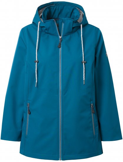 Ulla Popken HYPRAR Triple Function Softshell Jacket Teal - Якета - 